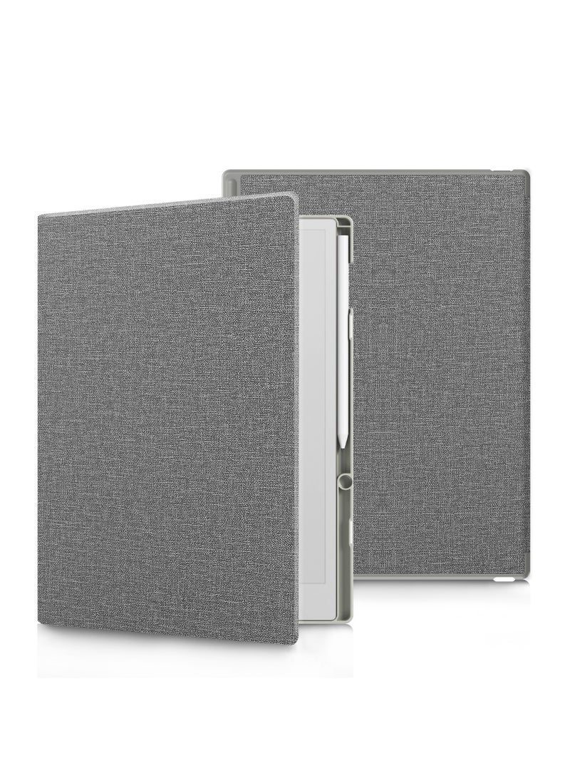My Choice Remarkable Paper Pro 11.8”, Slim Hard Back Shell Protective Auto Sleep/Wake Book Folio Cover with Pen Holder for Remarkable Paper Pro Tablet 2024 Released, Grey - Image 2