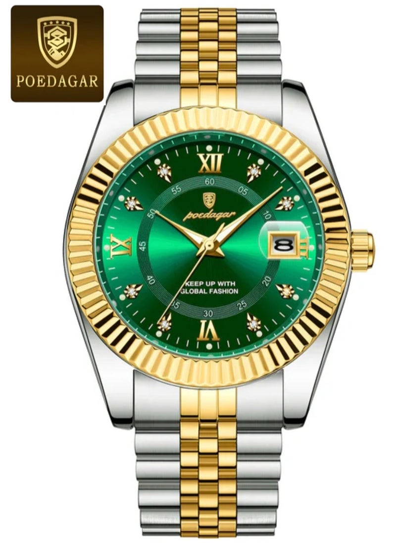 POEDAGAR - Waterproof Luminous Men's Watch Quartz- 40mm - Image 1