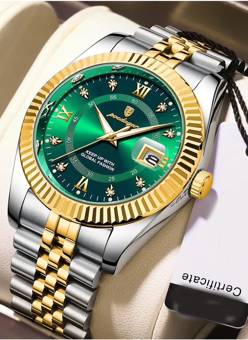 POEDAGAR - Waterproof Luminous Men's Watch Quartz- 40mm - Image 1
