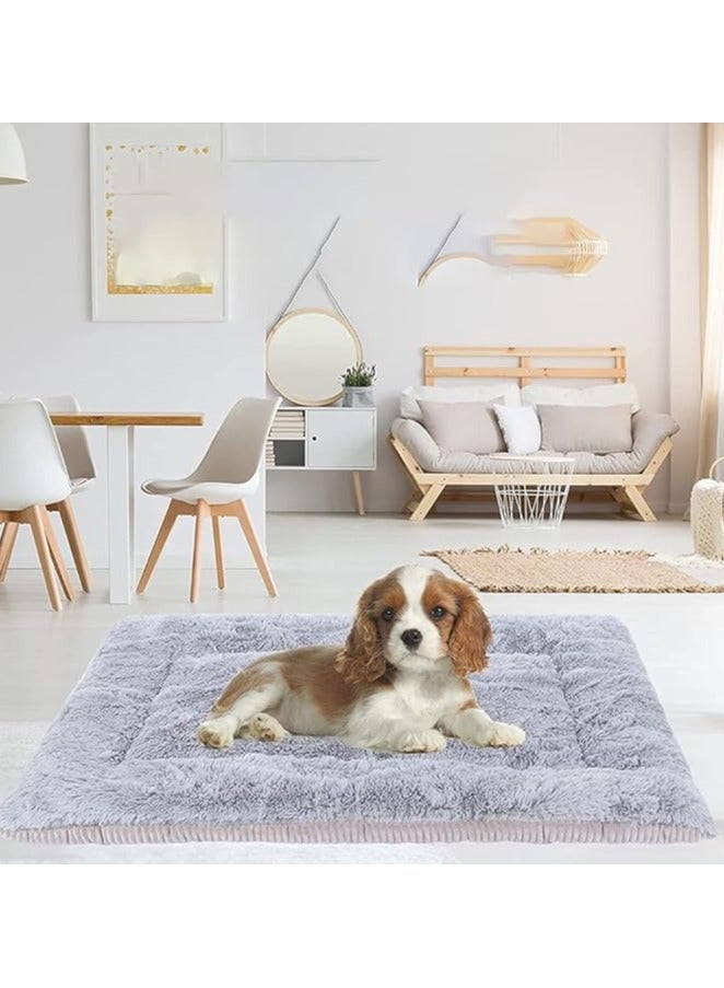 مورو مورو مرتبة كلب قطيفة في جلد – سرير فاخر للحيوانات الأليفة ناعم، متين، وغير قابل للانزلاق - Image 4