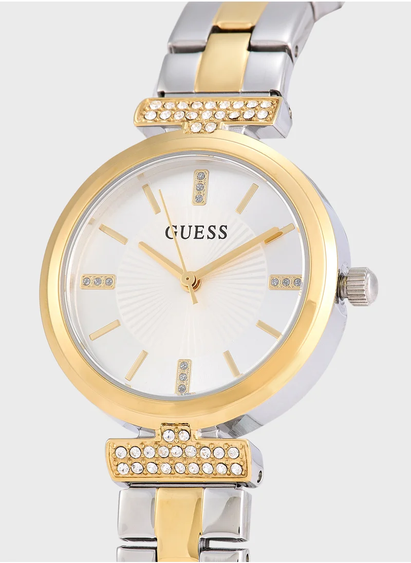 GUESS Array Steel Strap Analog Watch