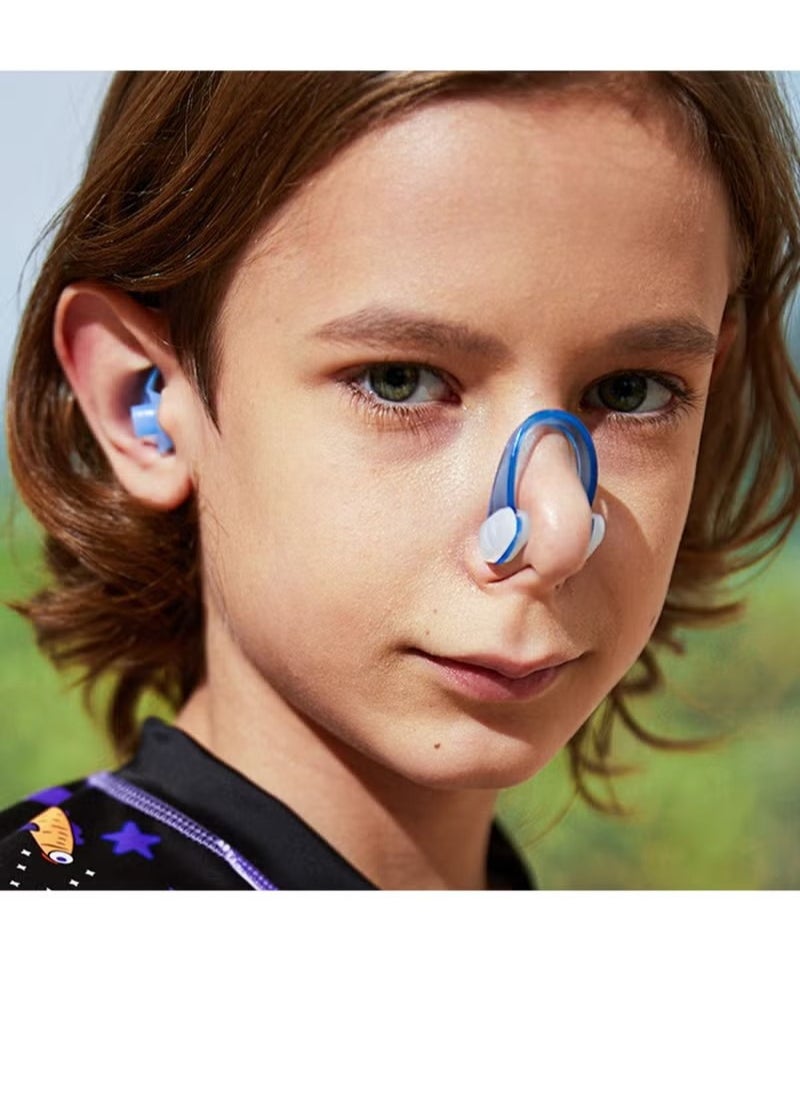 Ocean 5 Pieces Swimming Nose Clip, Swimming Nose Plug, Waterproof Nose Clip Nose Protector, Training Nose Clip Silica Gel Swim Nose Clip Swim Nose Clip Plug, Protector For Swimming Adult and Kids  - Image 3