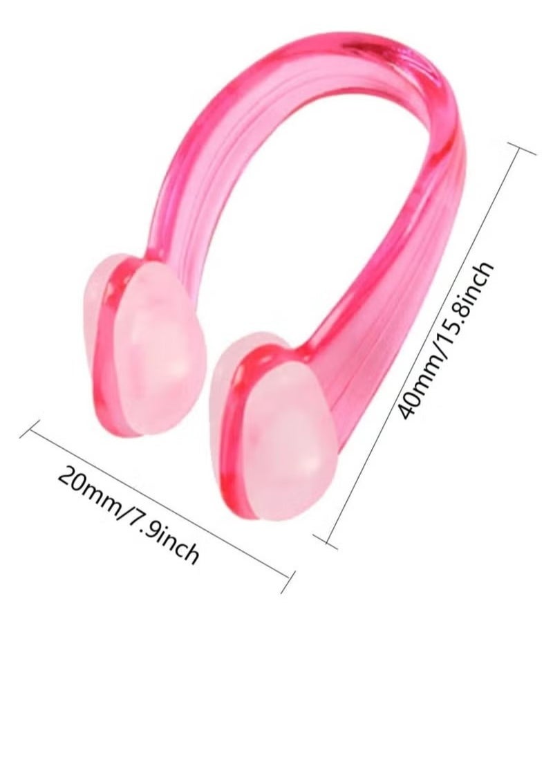 Ocean 5 Pieces Swimming Nose Clip, Swimming Nose Plug, Waterproof Nose Clip Nose Protector, Training Nose Clip Silica Gel Swim Nose Clip Swim Nose Clip Plug, Protector For Swimming Adult and Kids  - Image 4