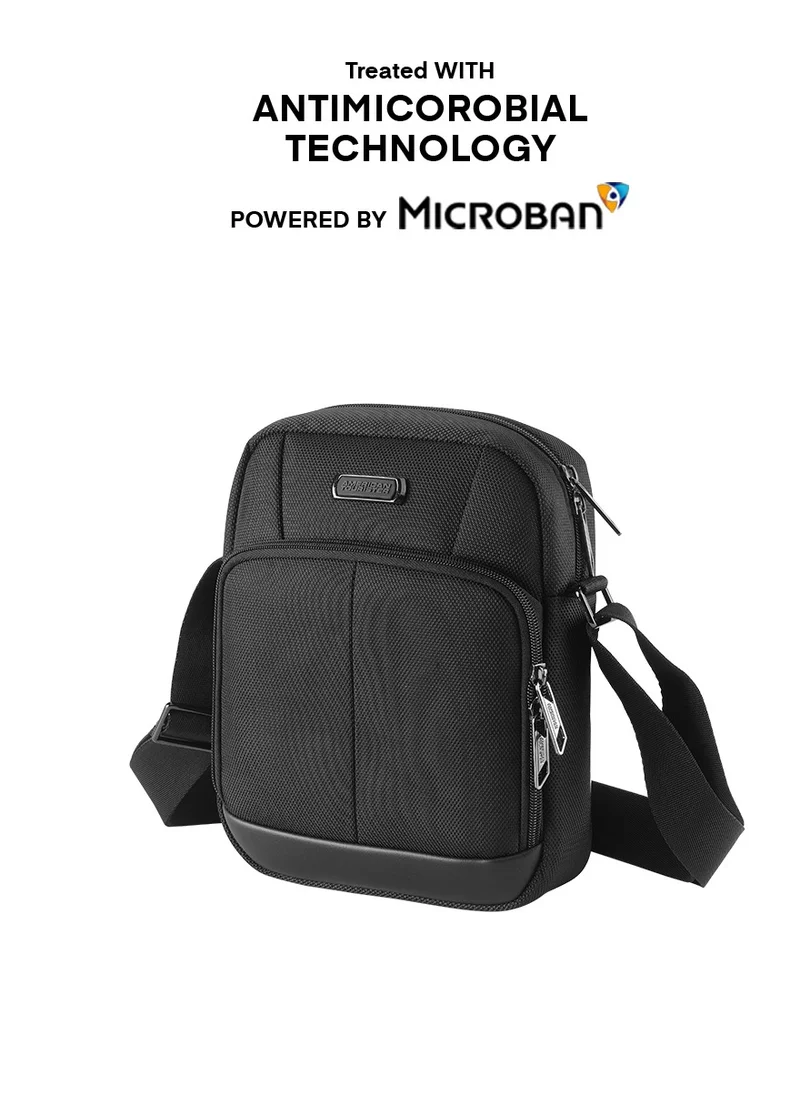 AMERICAN TOURISTER Bass Shoulder Bag as Cross Body Pack with Antimicrobial Technology