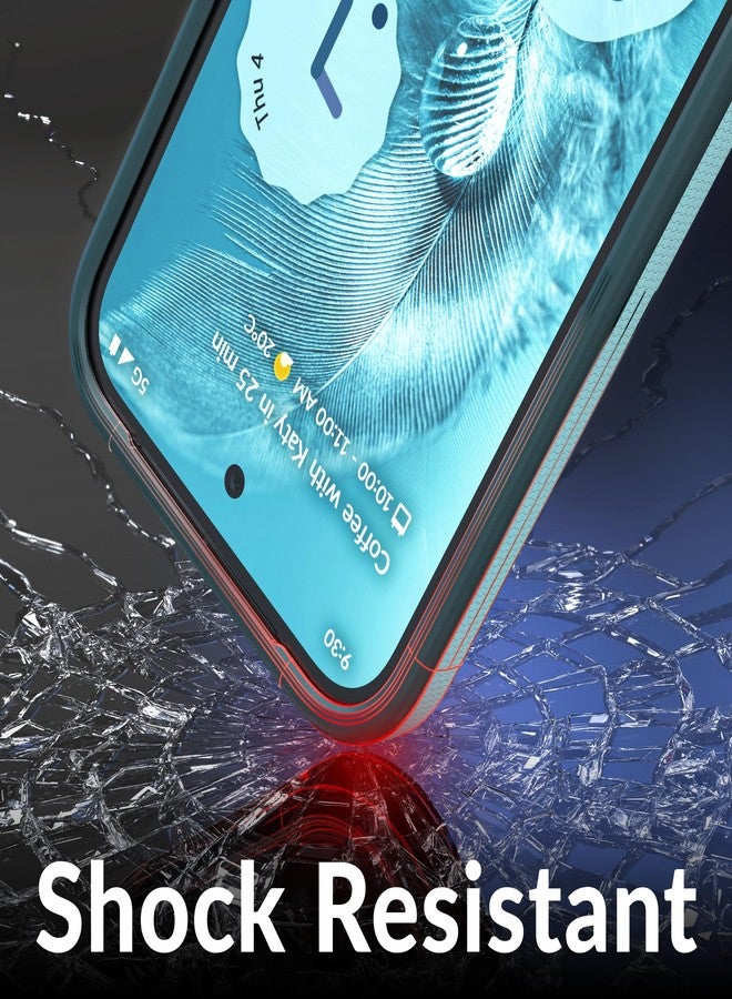 Crave Dual Guard Compatible with Google Pixel 9a Case, Shockproof Protection Dual Layer Case for Google Pixel 9a - Aqua - Image 5