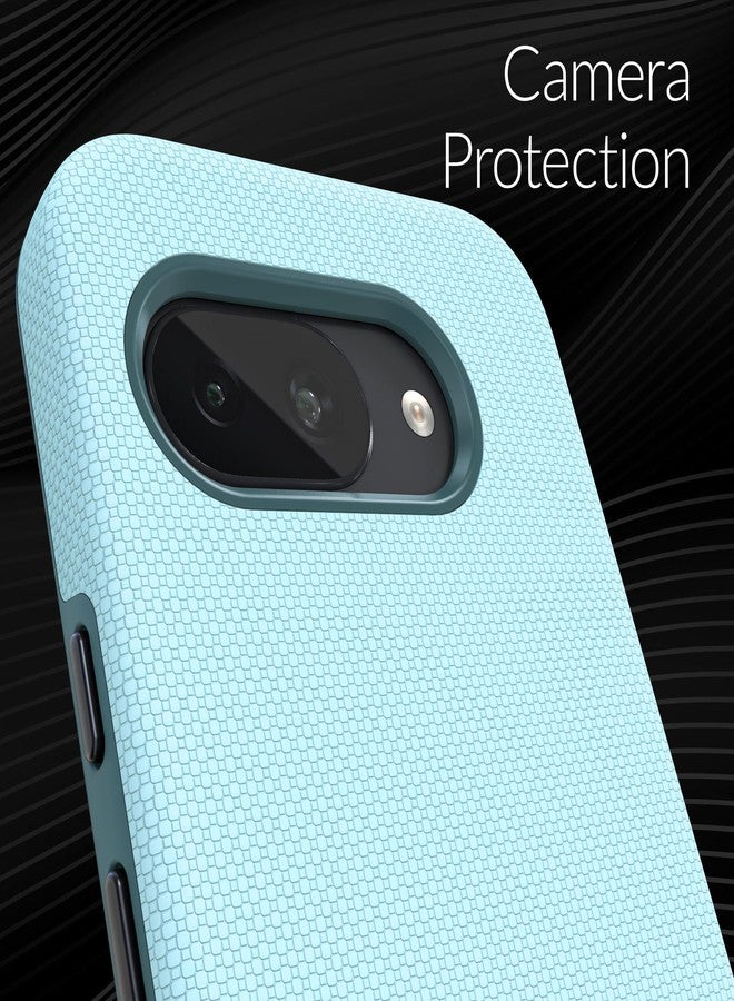 Crave Dual Guard Compatible with Google Pixel 9a Case, Shockproof Protection Dual Layer Case for Google Pixel 9a - Aqua - Image 3