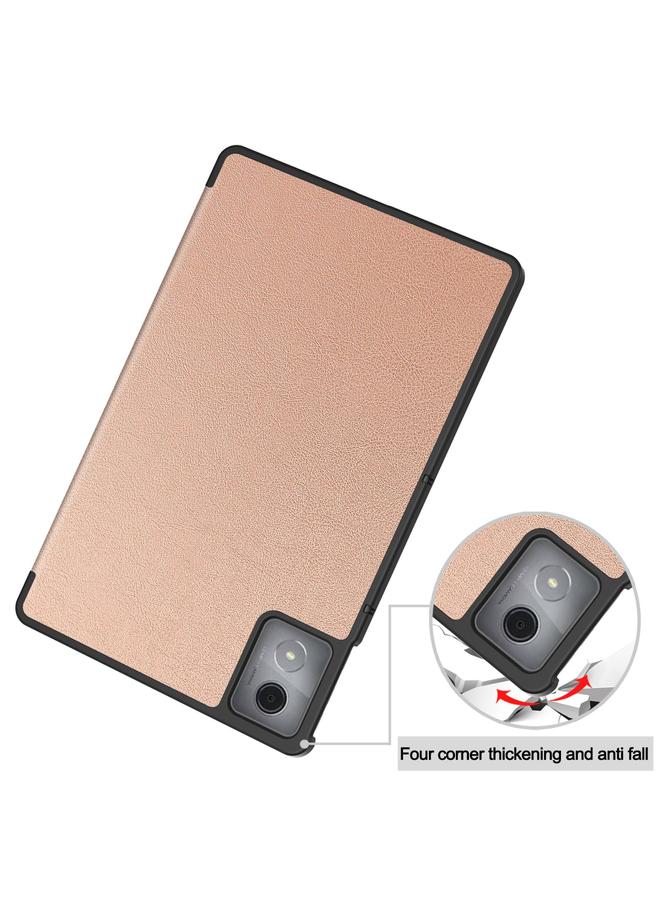اس-توب جراب لجهاز Lenovo Tab K11 Plus، جراب جلدي ذكي بثلاث طيات، بتصميم كلاسيكي - Image 3