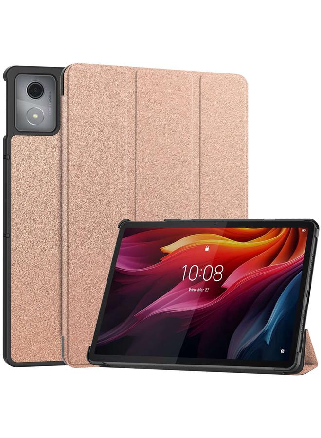 اس-توب جراب لجهاز Lenovo Tab K11 Plus، جراب جلدي ذكي بثلاث طيات، بتصميم كلاسيكي - Image 1