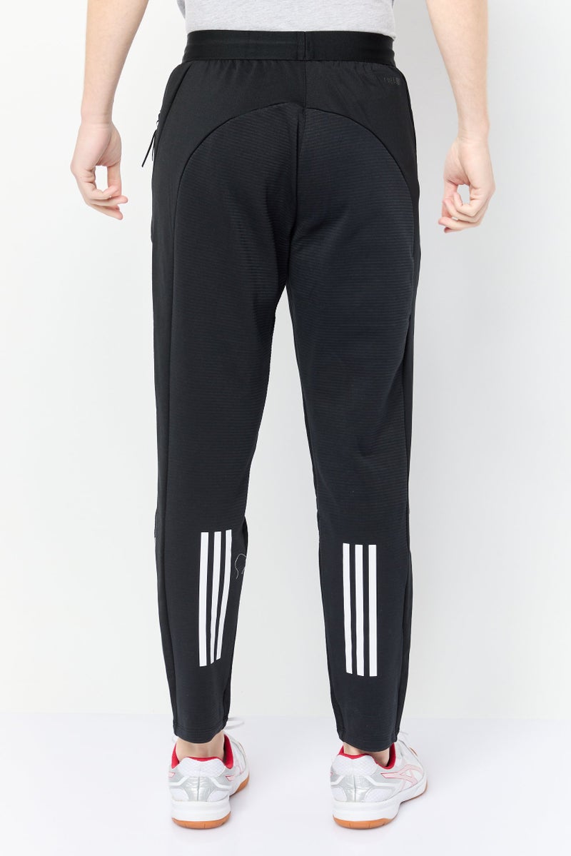 Adidas Men Sportswear Fit Training Sweatpants, Black  - Image 4