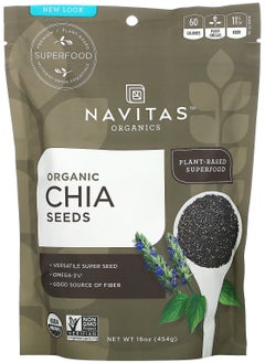 Navitas Organics Organic Chia Seeds, 16 oz (454 g) 