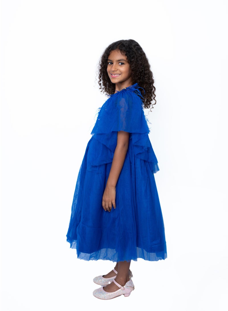 دىدانيالا فستان دانييلا يعسوب بترتر أزرق ملكي - Image 3