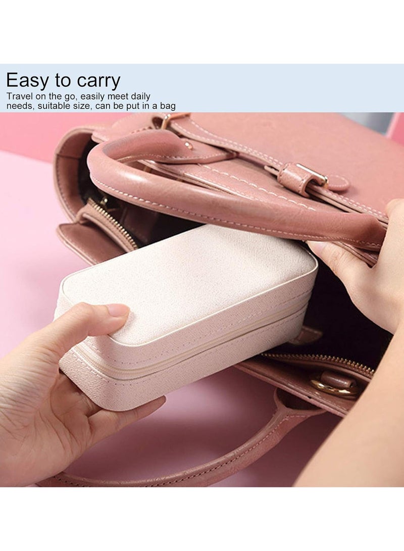 GGOOT Necklace Ring Storage Organizer, Travel Jewelry Box Small Jewelry Holder for Rings Earrings Necklace Bracelets - Image 2