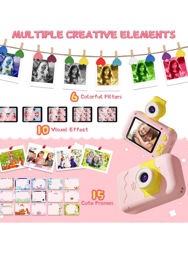 Lecran Kids Camera 40MP Digital Camera with180° Flip Lens And 2.0-inch IPS Screen, Suitable For Teenagers And Students, with 32GB Memory Card - Image 4