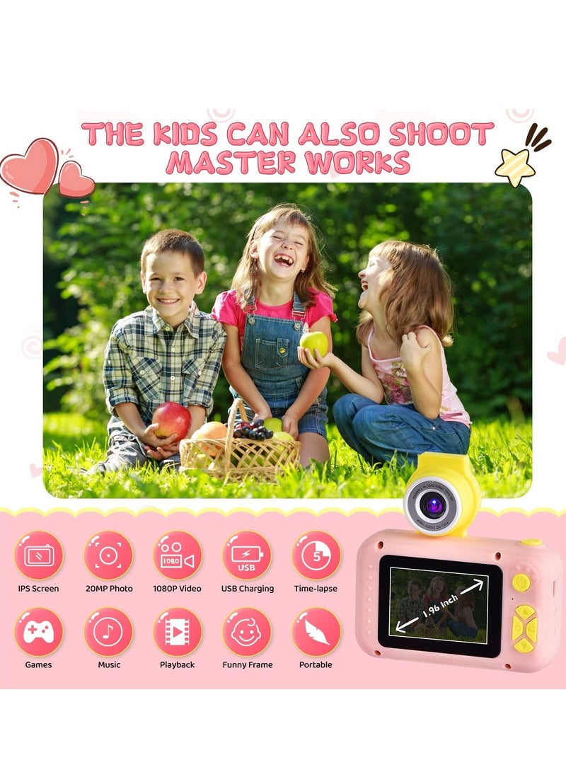 Lecran Kids Camera 40MP Digital Camera with180° Flip Lens And 2.0-inch IPS Screen, Suitable For Teenagers And Students, with 32GB Memory Card - Image 2