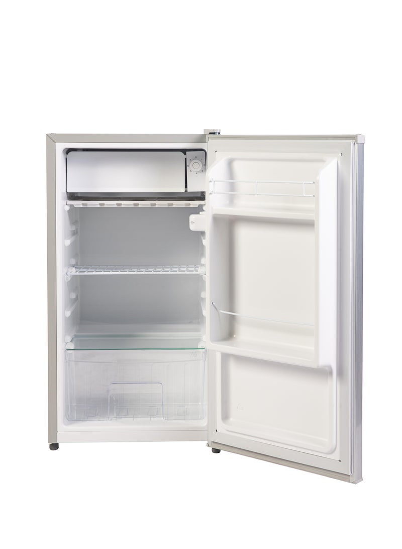Arrow Single Door 84 Liters, 3 Cubic feet, Direct Cool Refrigerator/Defrost Mini Fridge/Quick Cooling with Temperature Control/Wire Shelves/ Noiseless With High-Quality Compressor, Energy Saving, Transparent Door Basket, Extra Space and Long Lasting Freshness with Interior Light - (Silver Color) 2 Years Warranty - Image 5
