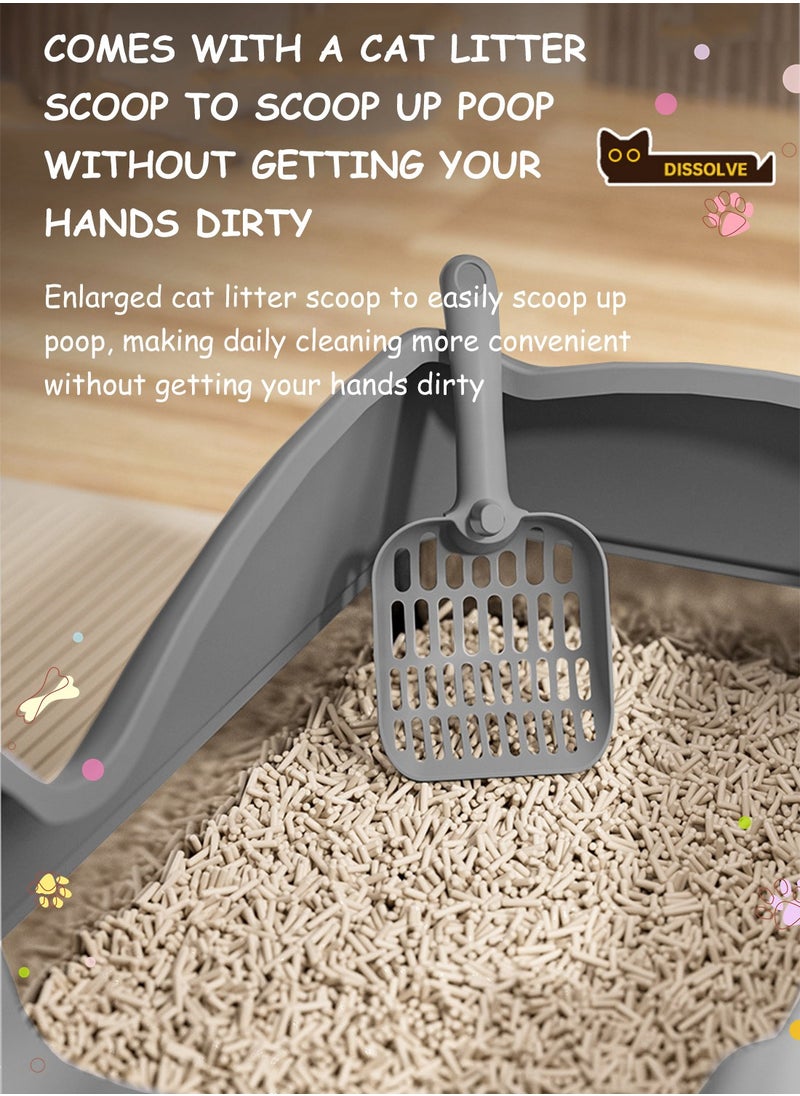 Kidle - Stainless Steel Cat Litter Box Metal Cat Litter Box Tray with High Wall Sides Easy to Clean - Image 1