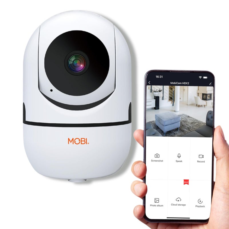 MOBI - MobiCam Indoor Camera - Baby Monitor with Camera and Audio - Smartphone and Wi-Fi Access - Image 2