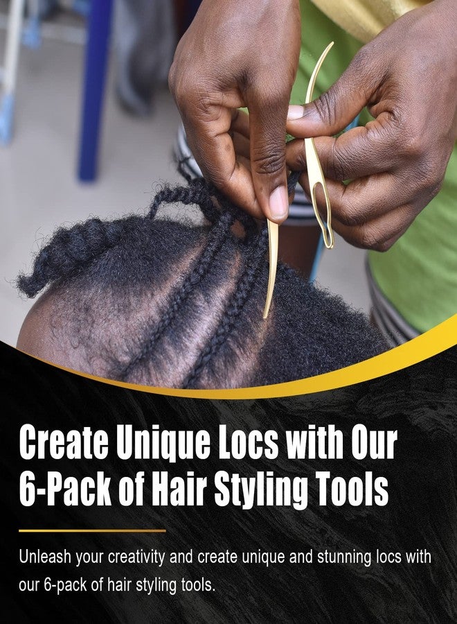 AGBOLO 6Pcs Interlocking Tool for Locs, Oustdanding Sisterlock Retighten Tool, Excellent Dreadlock Crochet Needle for Maintaining Real Dread Loc, Dreadlock Tool for Hair, 3 Type - Image 4