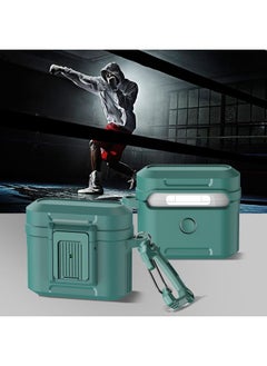 Case Cover For AirPods 3 Earphone TPU + PC Protective Case Dark Green