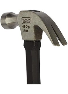 BLACK+DECKER Fiber Glass Hammer Handle Claw 16Oz 450G  - Image 2