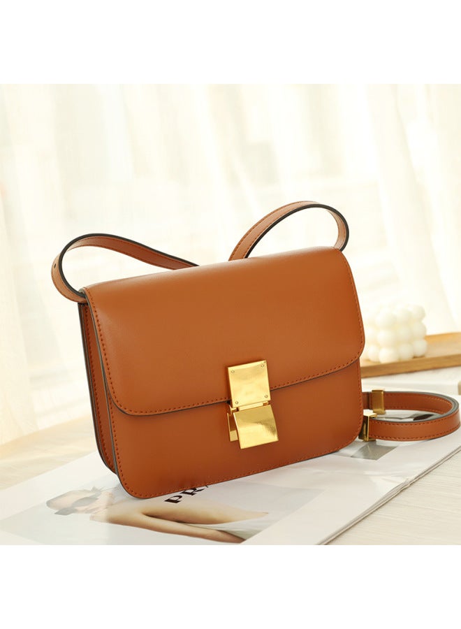 Jiulong Bag Box Original Leather New High Fashion Ladies Small Square Bag Shoulder Messenger Bag Popular Women's Bag - Image 1