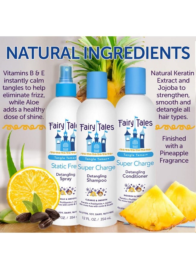 Fairy Tales Fairy Tales Tangle Tamer Kids Shampoo & Conditioner 32oz Kits  - Image 5