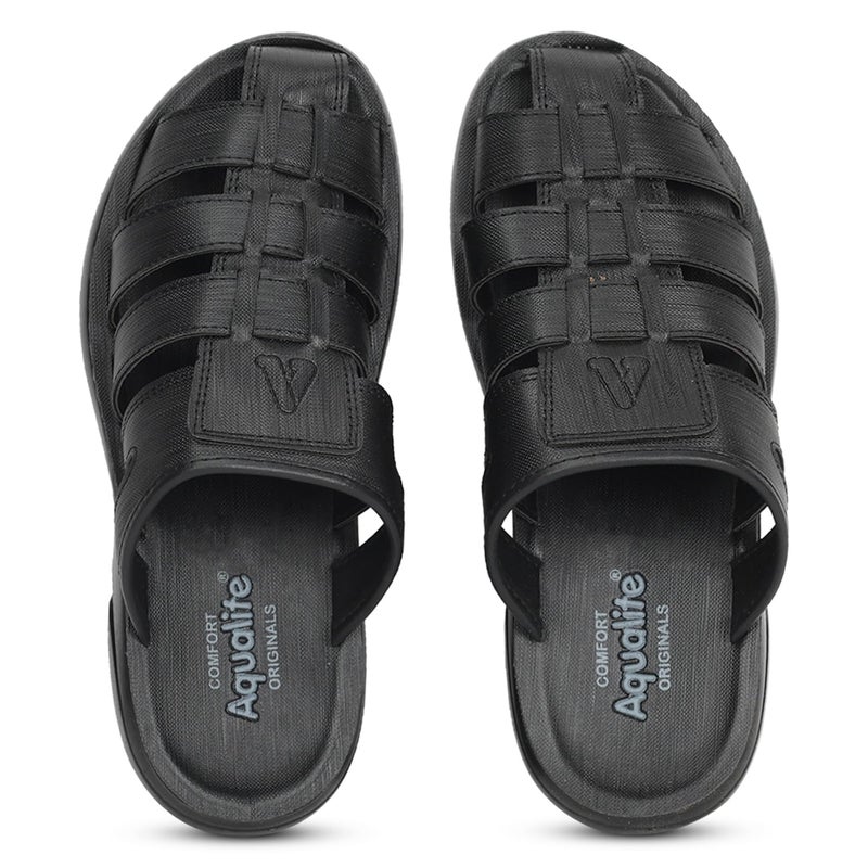 Aqualite Men PS-24 Sandal, Black, 7 UK/India - Image 5