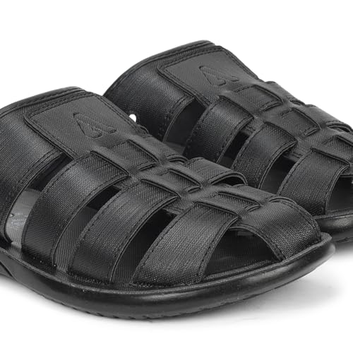 Aqualite Men PS-24 Sandal, Black, 7 UK/India - Image 3