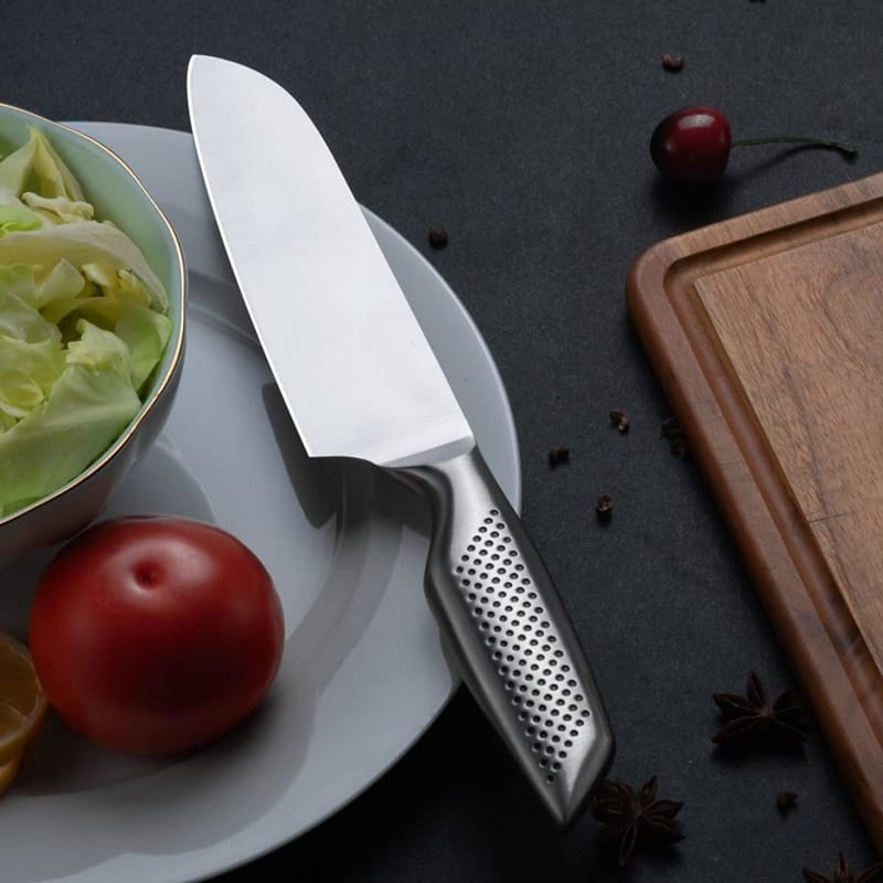 Nathgra Professional Damascus Chefs Knife Utility Paring Knife Fruit and Vegetable Cutting Utility Knife Butcher Knife Vegetable Cleaver Knife Medium - Image 4