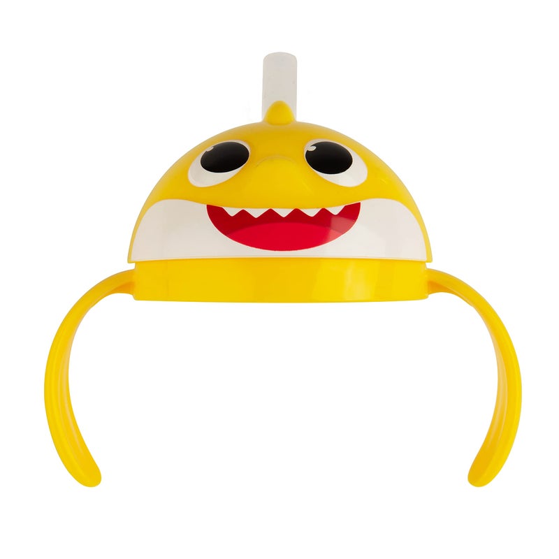 The First Years Pinkfong Baby Shark Straw Cup - Sippy Cup with Straw and Handles - Toddler Cups for Ages 9 Months and Up - 1 Count - 7 Ounces - Image 5