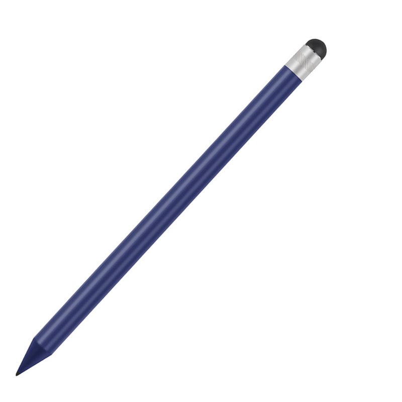 Replacement Stylus Pen: Black High Sensitivity Rubber Tip - 2 In 1 Carbon Pencil for Capacitive Touch Screen Phones Tablets - Image 1