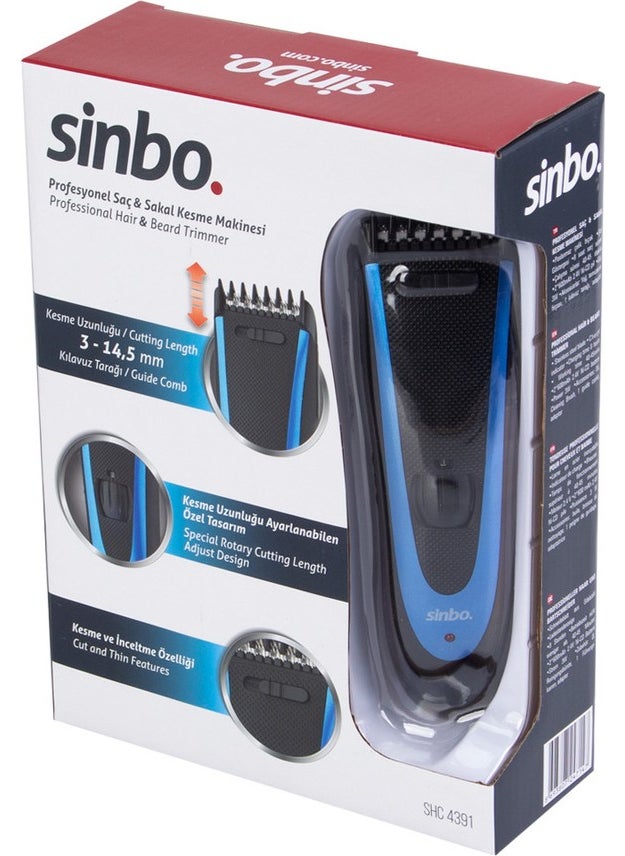 Sinbo Hair Beard Trimmer SHC4391  - Image 2