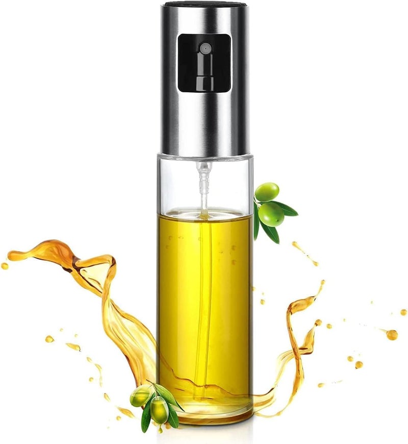 zoba Glass Olive Oil Sprayer Bottle for Kitchen, 100ml Multipurpose Cooking Oil Sprayer for Cooking, Baking, Air Fryer, Salad, BBQ and More - Image 1