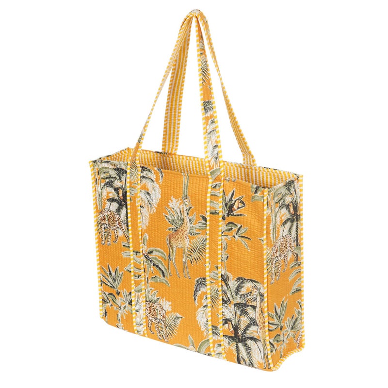 Marubhumi Women Lightweight Travel Bag Purse Cotton Shoulder Tote Bag For Shopping Grocery & Beach Bag (Design-20) - Image 4