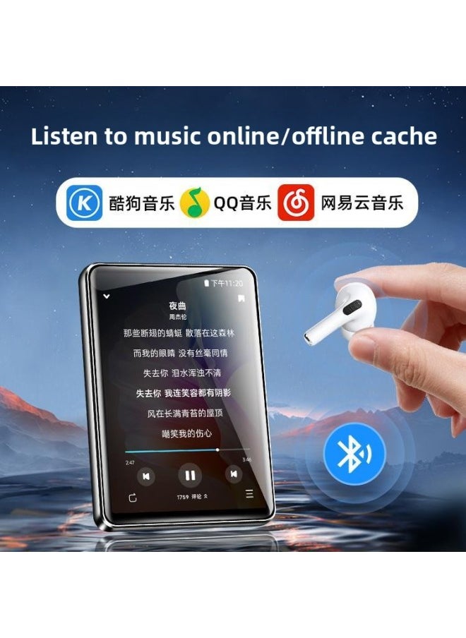 Generic - Van Mu Mp3 Walkman Student Edition Mp4 High School Special WiFi Internet Access English Listening Player Bluetooth-Body Color:No Games★No Video [ 2.83inch -wifi Version]-Memory Capacity:48gb [built-in Memory 16g + 32g Card] - Package 2: Suitable For Students + Bluetooth Headsets + Rechargeable Data Cable + Three-year Warranty - Image 1