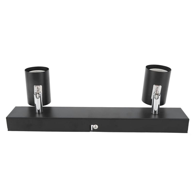LED Trail Light Two Lamp Fixed Rails for The Kitchen Cabinet Hall, Interior Modern Spotlights, Rotating Roof Lamps, Ironceramic Material - Image 2