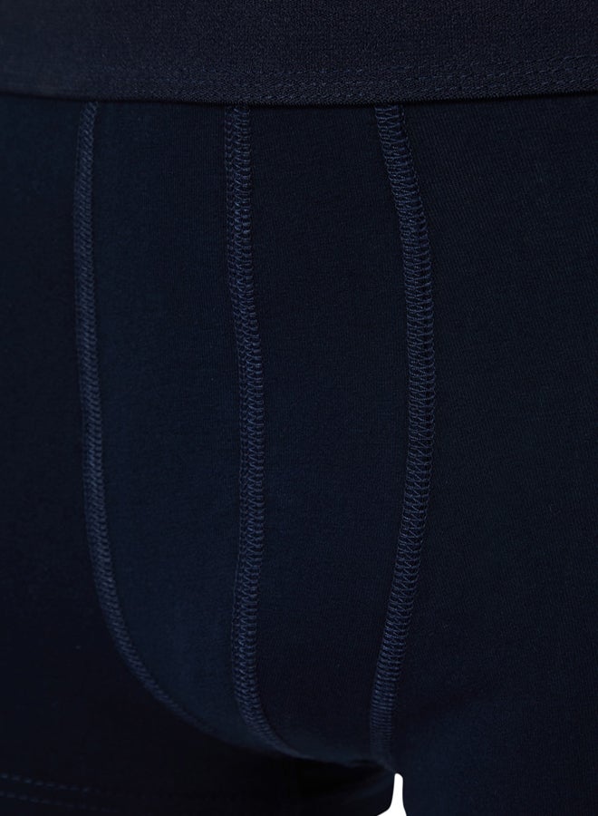trendyol Navy Blue 3-Pack Plain Boxer - Image 5