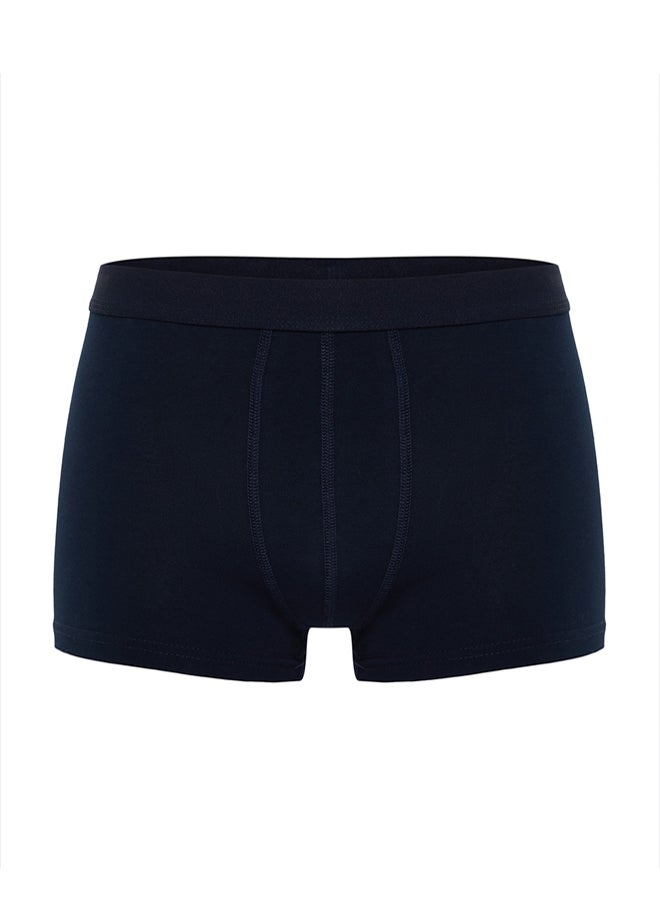 trendyol Navy Blue 3-Pack Plain Boxer - Image 4