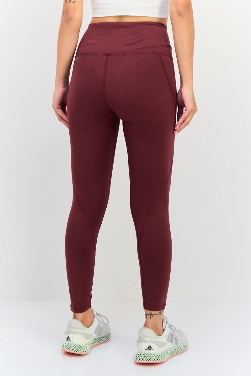 PUMA Women Sportswear Fit 7/8 Training Leggings, Maroon - Image 3