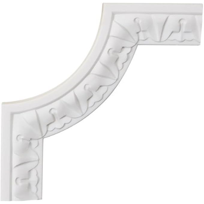 PML06X06NE-2 NEXUS ACANTHUS LEAF CORNER (MATCHES MOULDING PML01X00NE) PANEL MOULDING, 6"W X 6"H X 1/2"P, PRIMED - Image 2