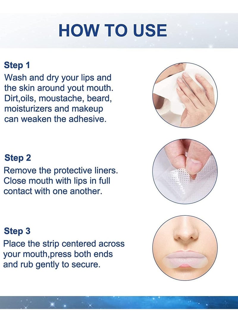 Elaimei - Mouth Tape for Sleeping 90Pcs Sleep Mouth Strips for Less Mouth Breathing Advanced Gentle Mouth Strips for Nasal Breathing Improve Sleep Quality and Stop Snoring Solution Strips - Image 1