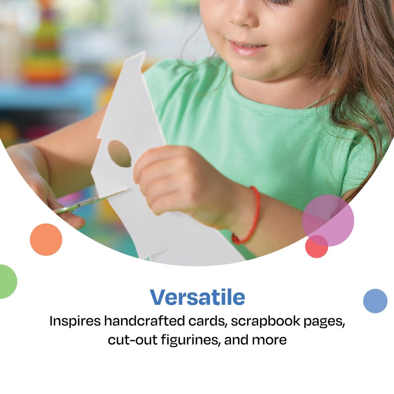 Childcraft Construction Paper, 9 x 12 Inches, White, 500 Sheets - Image 5