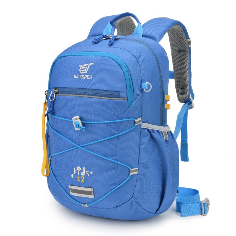 SKYSPER Kids Backpack 12L Children School Bag Child Boy Girl Pack Ages 4-8 for Traveling Day Trips Classes Camping(Blue) - Image 1