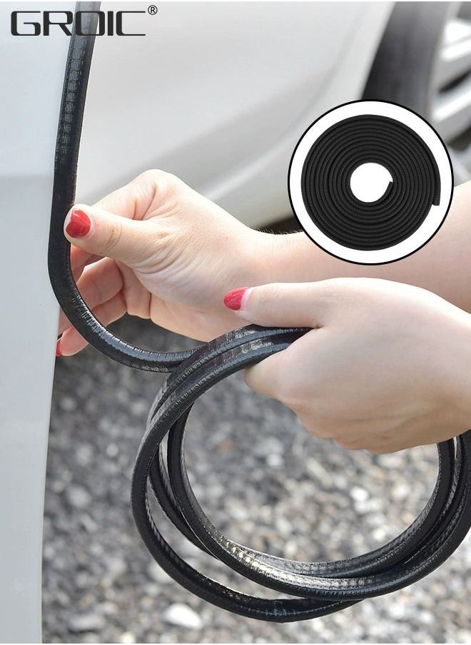 GROIC - 5M Car Door Edge Guards U Shape Edge Trim Rubber Seal Protector Car Protection Door EdgeBumper Strip Fit for Most Car,Car Door Rubber Seal Strip - Image 1