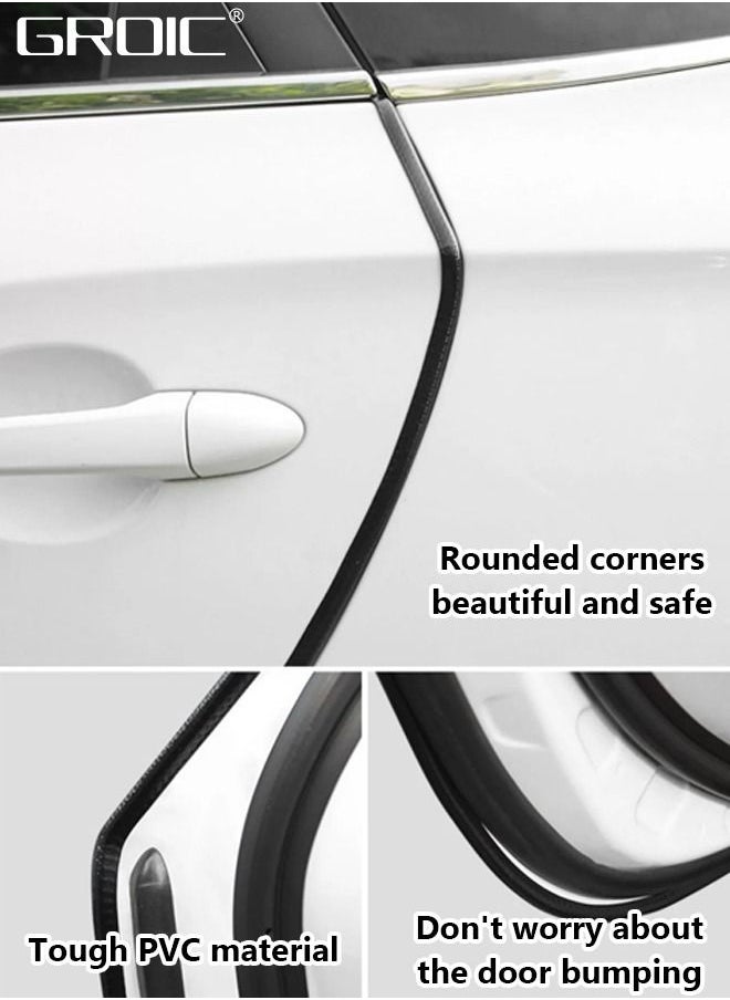 GROIC - 5M Car Door Edge Guards U Shape Edge Trim Rubber Seal Protector Car Protection Door EdgeBumper Strip Fit for Most Car,Car Door Rubber Seal Strip - Image 1