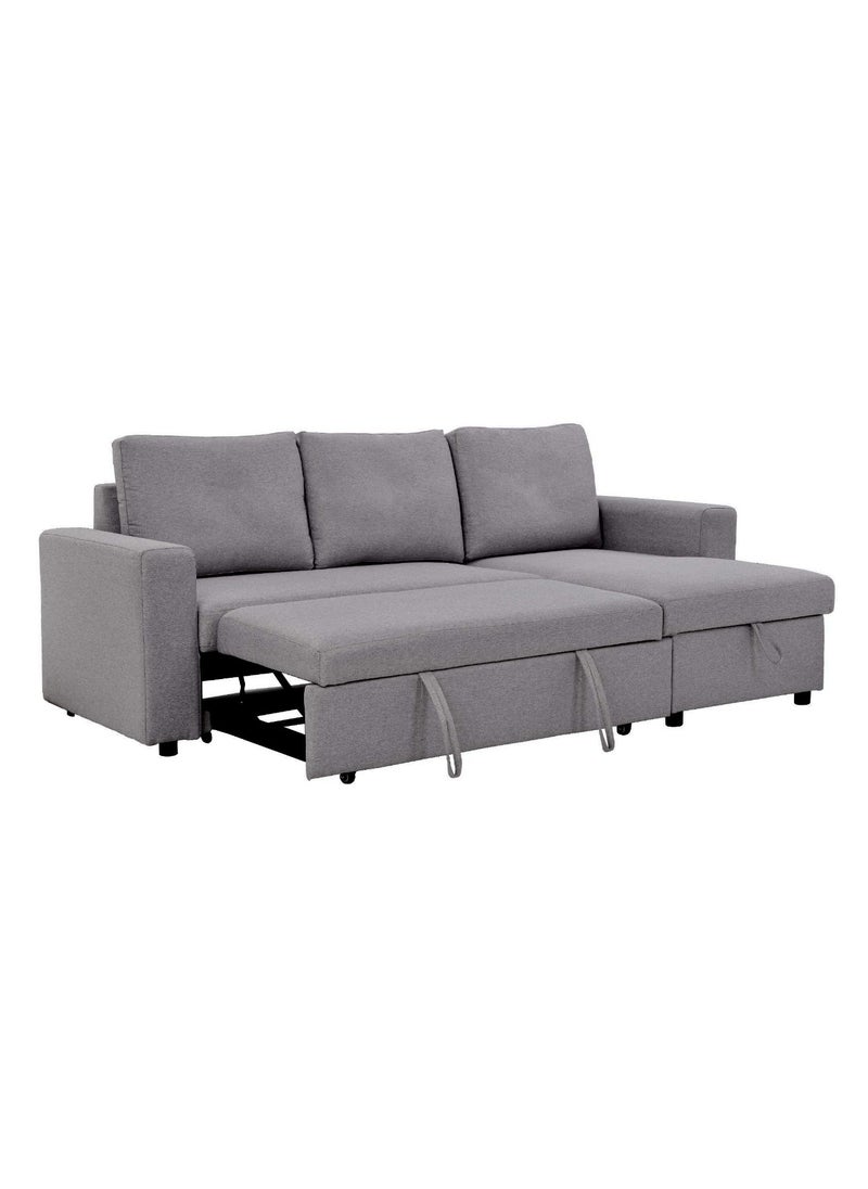 Hunter 3 Seater Diwan Sofa Bed With Cushions L-shaped Storage Space Convertible Living Room Furniture - Ligth Beige - pzsku/ZA9141AF86730AE15CD02Z/45/_/1713767014/a55e88ad-191d-4a70-948a-e70b97d2ea06