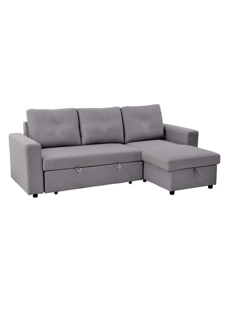 Hunter 3 Seater Diwan Sofa Bed With Cushions L-shaped Storage Space Convertible Living Room Furniture - Ligth Beige - pzsku/ZA9141AF86730AE15CD02Z/45/_/1713767015/7191774b-5517-4341-8258-8a6d8f4203e4