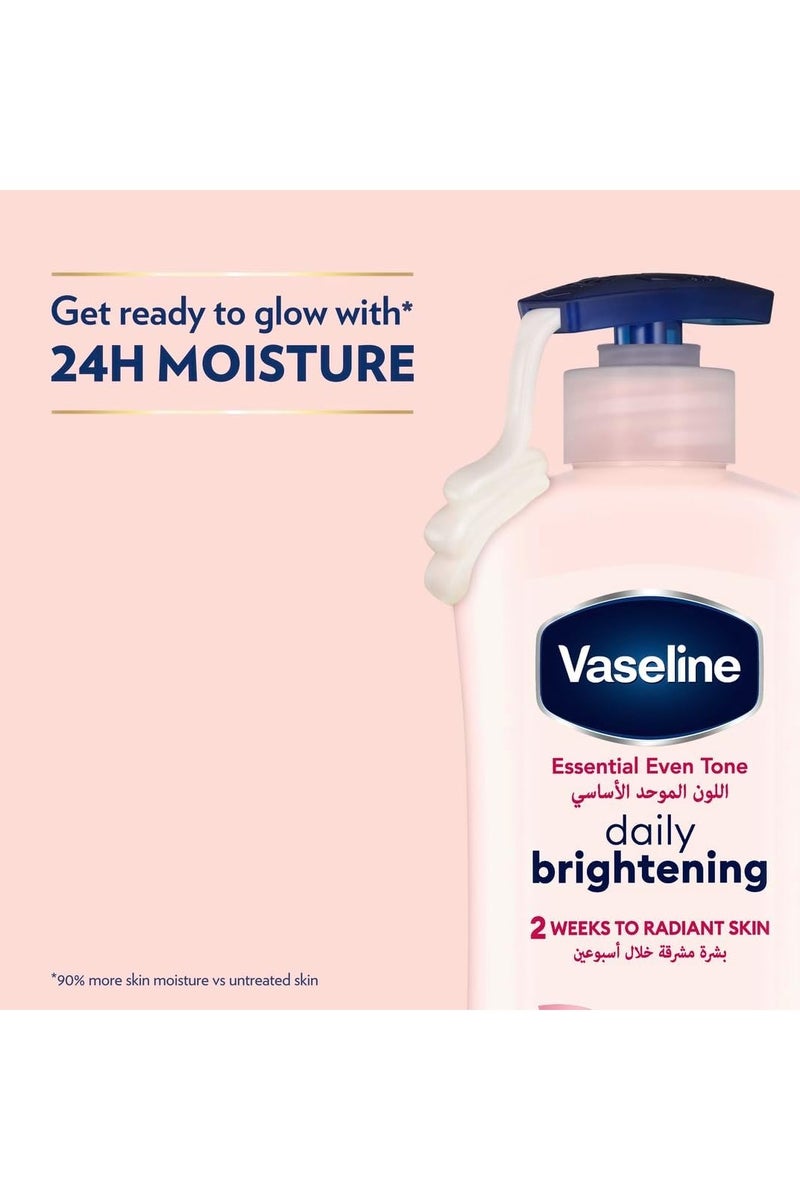 Vaseline Even Tone Body Lotion Daily Brightening, 2 x 400ml - Image 4