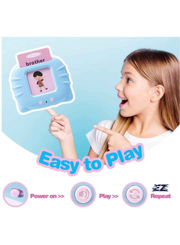 ELTRAZONE Educational Toy for Kids –Listen and Learn Literacy Audible Flash Cards for Toddlers 1-6 Years Old, Boys  Girls – 112 Double-Sided Flashcards with Blue Reader Device – Interactive Learning Tool for Early Childhood Development - Image 3