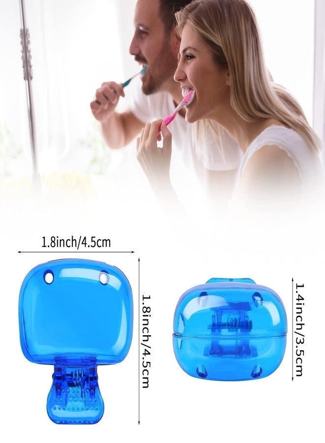 HCN Travel Toothbrush Head Covers Toothbrush Protector Cap Brush Pod Case Protective Portable Plastic Clip for Household Travel, Camping, Bathroom, School (Multicolor) (Pack of 1) (pcs 4) - Image 4